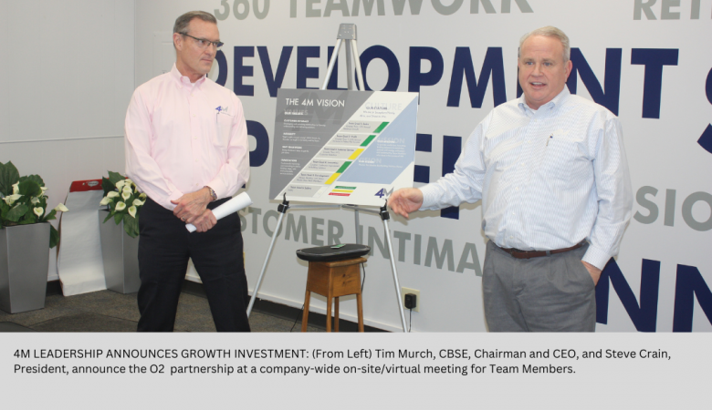 4M BUILDING SOLUTIONS SECURES SIGNIFICANT INVESTMENT FROM PRIVATE INVESTMENT FIRM O2