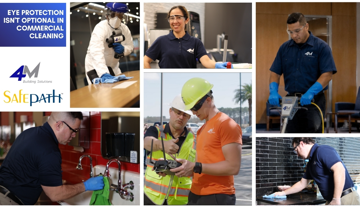 Eye Protection Isn’t Optional in Commercial Cleaning